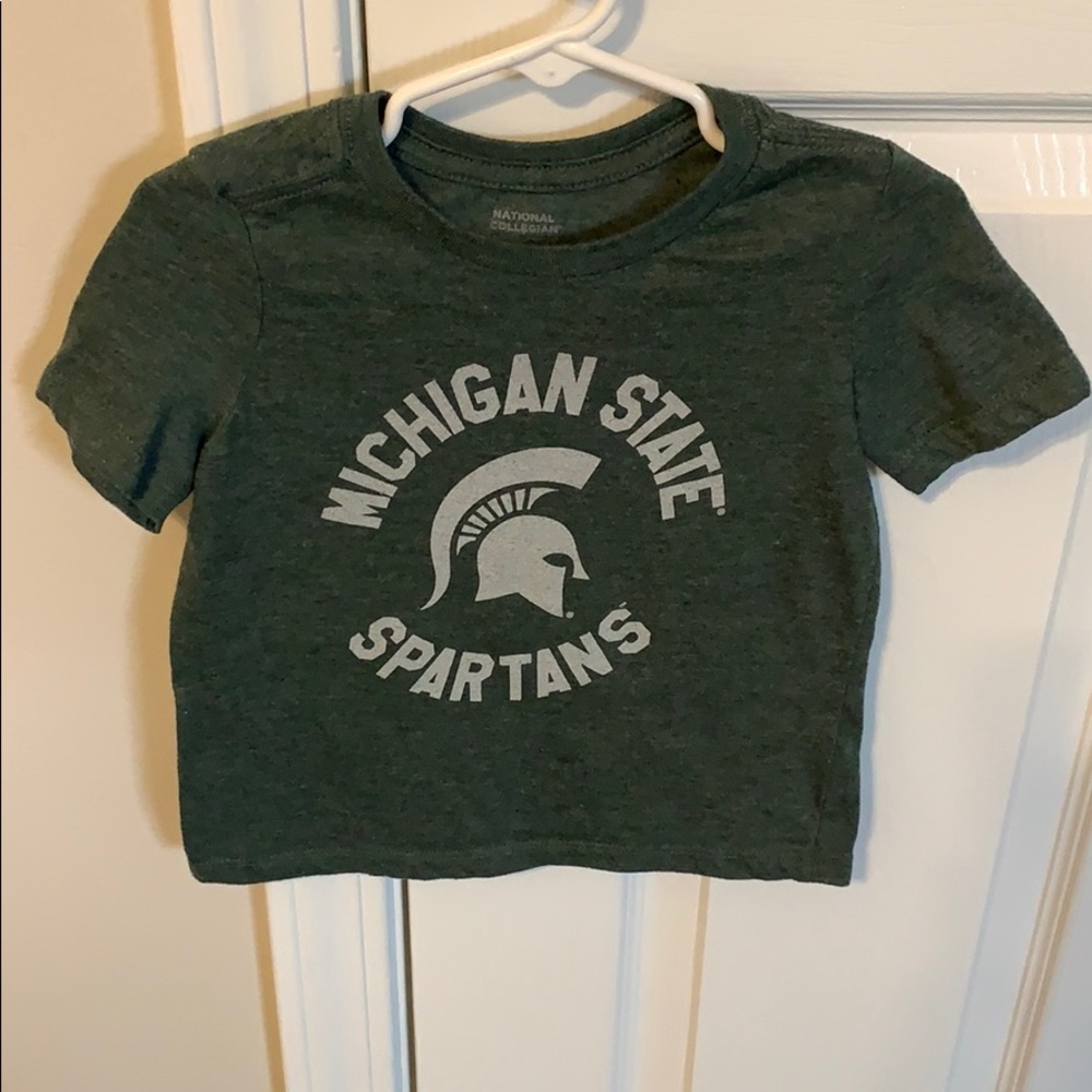 Spartans Kids Green Short Sleeve Tee